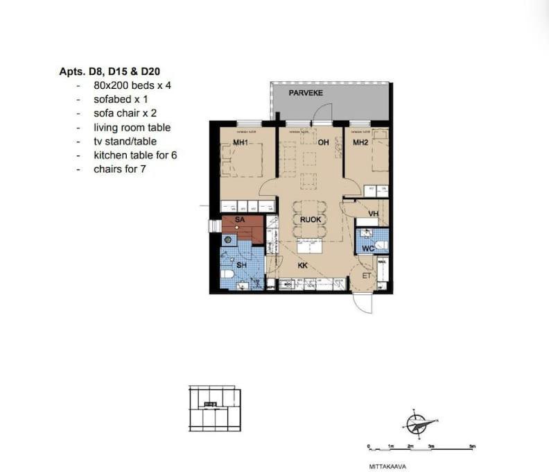 Compact 2Bdr Apartment With Private Sauna Rovaniemi Exterior foto